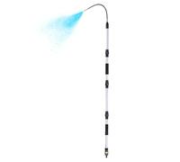 Pulitore per Grondaie - Bacchetta per Pulizia Rotante ad Alta Resistenza con Lunga Portata da 17,8 cm - Strumento per la Pulizia delle Grondaie con Asta di Estensione | per Casa, Foglie, Rifiuti, Rami