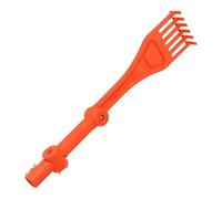 Pulitore Per Grondaie, Testa Rotante Multi-angolo, 39,5x7,5x2,5 Cm, Mini Rastrello Testa, Spazzola Per Grondaie Per Foglie Del Tetto, Potere Di Sblocco Drenaggio, Per Drenaggio Terreno Del Tet