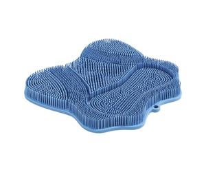 Pulitore per i piedi per la doccia - Peeling in silicone con ventose antiscivolo, strumento di massaggio manuale per la preparazione di pedicure per la famiglia, gli amici, la cura degli anziani delle