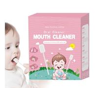 Pulitore per la bocca del bambino, in garza per la pulizia delle gengive, portatile e confortevole, per la cura dei denti e della lingua di e bambini