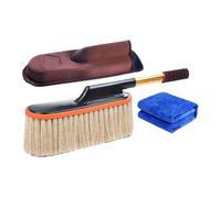 Pulitore per la polvere 'auto, spolverino per interni 'auto, 65,59 cm, kit di strumenti per la pulizia dei dettagli , facile da impugnare, portatile, in morbido cotone cerato, spazzola