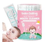 Pulitore per lingua, in garza per la pulizia delle gengive, portatile, flessibile, per la cura della lingua, della bocca e dei denti del bambino