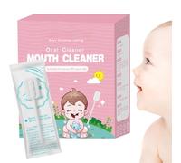 Pulitore per lingua per bambini, in garza per la pulizia delle gengive, portatile, flessibile, per la cura della lingua, della bocca e dei denti del bambino