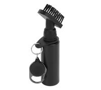 Pulitore per Mazze Detergente per Mazze in Plastica con Bottiglia D'acqua da 100 Ml Detergente per Scanalature per Mazze Anello per Spazzola Spray Clip di Fissaggio per Tirante