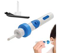 Pulitore per orecchie elettrico con punta morbida - Stuzzicadenti elettrico per bambini adulti | Rimozione del cerume con aspirazione morbida, design portatile compatto, sicuro, 6