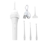 Pulitore per orecchie eliminazione cerumen,Pulitore auricolare elettrico riutilizzabile con luce - accessorio per la salute delle orecchie chiuse uso casa viaggio famiglia