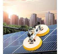 Pulitore per pannelli solari: pulitore automatico DualHead Window & s 220240V Power Effortless Maintenance & Shine /9.84FT Reach