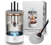 Pulitore Per Pennelli Da Trucco 2026, Macchina Automatica Per La Pulizia Dei Pennelli, Pulitore Elettrico 3-in-1 Per Pennelli Di Bellezza, Asciugatura Ad Aria E Organizer Antipolvere