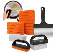 Pulitore Per Piastra | Attrezzo Anti-Scadimento Per Pulizia Griglie,Per Griglie Per Cucina Ristorante Appartamento Hotel Campeggio