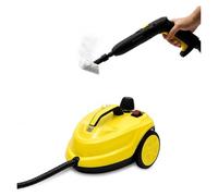 Pulitore per scopa a vapore, Pulitore a vapore da 2000 Watt, macchina ad alta pressione portatile per la pulizia degli interni 'auto del bagno della cucina (Giallo)