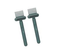 Pulitore per spazzola per capelli a lunga durata, struttura in plastica, senza sforzo, per tutti i tipi di pettine, per uso domestico