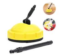 Pulitore per superfici ad alta pressione, per K1 K2 K3 K4 K5 K7, per Karcher Patio Cleaner Attacco, spazzola rotante a pressione con manico lungo, strumento per la pulizia dell'auto e patio esterno