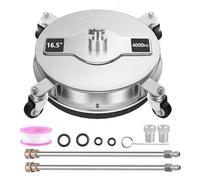 PULITORE PER SUPERFICI PER IDROPULITRICE 16,5'' 4000PSI IN ACCIAIO INOX CON R...