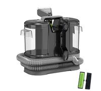 Pulitore Per Tappeti Da 450 W Con Serbatoi Per Acqua Pulita Da 1,8 L E Acqua Sporca Da 0,8 L - Include Spazzole in Silicone E Setole Per La Pulizia Profonda Di Divani,Black