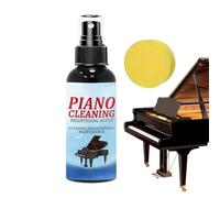 Pulitore per tasti del pianoforte, per la pulizia dei tasti del pianoforte, spray liquido da 100 ml, per la rimozione delle macchie e contro le impronte digitali, per tastiere per computer, festival