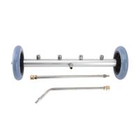 Pulitore per Telaio, 40cm Idropulitrice a Pressione con Bacchetta di Estensione, Scopa per Acqua per Lavaggio Auto Sottoscocca per Rimorchio SUV di Camion(Blu)