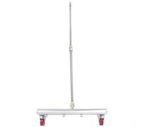 Pulitore per telaio, idropulitrice ad alta pressione, prolunga per spruzzatore a 4 fori, universale sotto l'auto, scopa per acqua, strumento per la pulizia della strada, acciaio