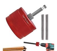 Pulitore per Tubi da Trapano | Spazzola per Pulizia Idraulica | Spazzola Robusta per Tubi in Rame da 13mm 19mm 25mm per Industria Hobby Casa Idraulica Officina