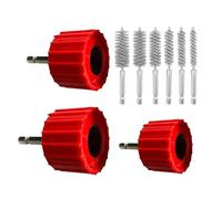 Pulitore per tubi di rame per trapano, spazzola per la pulizia dei tubi, spazzola per tubi di rame per fai da te, officina, industria sanitaria, per fai da te e per uso esterno