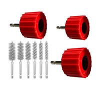 Pulitore per tubi di rame per trapano | Spazzola per tubi industriale - Sbavatrice per tubi di rame per fai da te, officina, industria sanitaria, per fai da te e per uso esterno