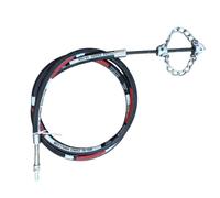 Pulitore per tubi flessibili - Strumento rotante per alberi | Pulitore di scarico alberi | Facile da usare in acciaio - tipo dragaggio per tubazioni | Catena di decalcificazione rotante multiuso |