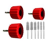 Pulitore per tubi in rame per trapano,Pulitore per tubi in metallo,Pulitore per accessori per trapano con spazzola per sbavatore 3X | Pratico strumento di pulizia del tubo, strumenti pa