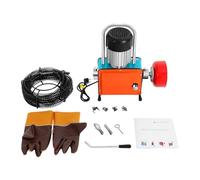 Pulitore per tubi professionale 1000 W, pulitore per tubi a spirale da 12 m, spirale per pulizia tubi con diametro di 20-150 mm