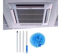 Pulitore per ventilatore da soffitto con asta di prolunga telescopica per la