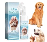 Pulitore per zampe di cane - pulitore per zampe di gatto, pulitore per zampe di animali domestici, 100 ml di fango, schiuma detergente per zampe di animali domestici, balsamo per zampe di cane, con