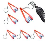 Pulitore portatile per occhiali - Confezione da 6 detergenti multiuso per portachiavi | Pulisce gli occhiali senza striature | Strumento per la pulizia degli occhiali - Accessorio per occhiali da