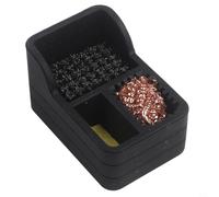 Pulitore Punta Stagno Compatto, per spazzola e Spugna Integrate(Black) | Per Saldatura Elettronica, 3 Funzioni Integrate, per ideale per Tecnici, Silicone , Vari