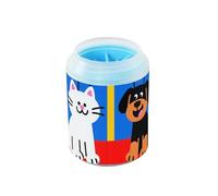 Pulitore riutilizzabile per cani e gatti, con spazzola morbida per massaggi, adatto per cani di taglia piccola, media e grande