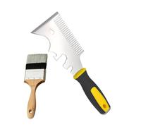 Pulitore Rulli Vernice - 13-In-1 Acciaio Inossidabile,Pettine Per La Pulizia Dei Pennelli A Rullo - Per Progetti Artigianali Lavori Di Rifinitura Bordo Parete Pittura Casa Miglioramento Casa