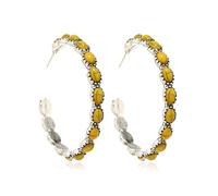 Pulitore Strumento Colla Gioielli Orecchie Ovali Dichiarazione Lacrima Orecchie Boemia Delicato Per Le Donne Ragazze Fabbricazione Stampo Trapano Gioielli, Taglia unica, Zinco alloy, Senza Gemme