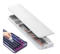 Pulitore Tastiera per Laptop, Supporto Polso per Tastiera da Gioco, Kit Pulitore Ergonomico per Auricolari Lenti Porta di Ricarica Casa