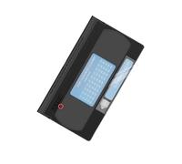 Pulitore Testa VCR per Giocatori VCS VHS, Nastro Detergente per Testine Video VHS, Tecnologia Bagnata e 50 Volte Riutilizzabile, Kit Pulizia della Testa Video con Liquido Pulizia