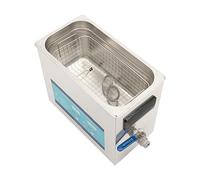 Pulitore ultrasonico a ultrasuoni, per una pulizia efficiente dei gioielli, potenza 350 W e frequenza 40 KHz con cestello di pulizia (6,5 l)