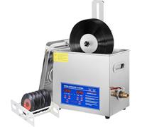 Pulitore Ultrasonico dei Dischi del Vil, Pulire 8 Dischi del Vil Una Volta, Pulizia Automatica del Doppio Lato Dell'lp, 0~30 Min di Temporizzazione