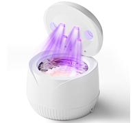 Pulitore ultrasonico per gioielli, 45 kHz, con timer digitale a LED per protesi, allineatori, bretelle, testine di spazzolino, gioielli, capacità 200 ml