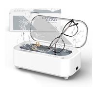 Pulitore Ultrasuoni, 48kHz Pulizia Profonda 360°, Lavatrice Ultrasuoni Professionale, 2 Modalità, 350ml, Per Gioielli, Occhiali, Orologi, Protesi Dentarie