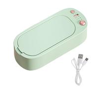 Pulitore Ultrasuoni - 500ml Pulitore Ultrasuoni Occhiali, 48000Hz 3 modalità di Tempo Lavatrice Ultrasuoni per Pulizia Gioielli, Protesi dentali, Orologi, Occhiali, Anelli, Collane(Verde)