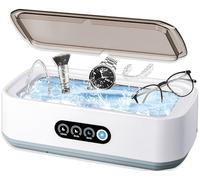 Pulitore Ultrasuoni Lavatrice Ultrasuoni 640ML Vasca Ultrasuoni pulizia profonda a 360°per occhiali, gioielli, orologi