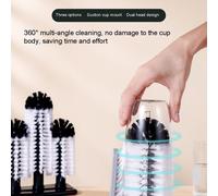 Pulitore Vetri Professionale per Cucina Per Lavello Base Aspirazione 3 Teste Set