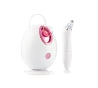 Pulitore Viso Elettrico InnovaGoods Moispa Pore·Off Pack Sauna Idratazione ABS