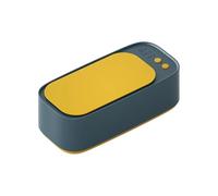 Pulitori a ultrasuoni ad alta frequenza con vibrazione e temporizzazione, contenitore da 500 ml for occhiali/apparecchi/pettine/rasoio/pennello for il trucco(Green)