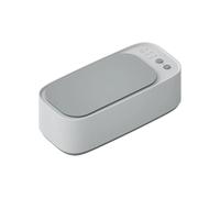 Pulitori a ultrasuoni ad alta frequenza con vibrazione e temporizzazione, contenitore da 500 ml for occhiali/apparecchi/pettine/rasoio/pennello for il trucco(White)