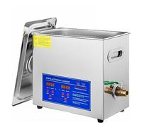 Pulitori a Ultrasuoni, Pulitore Ad Ultrasuoni 6L Gioielli Pulizia 200W Acciaio Inossidabile Macchina Industria Attrezzature For La Pulizia For Gioielli Vetri D'ottone, Potente Effetto Pulente