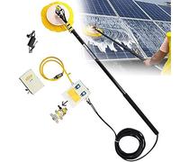 Pulitori Elettrici Pannelli Fotovoltaici Puliscono Senza Sforzo Solari Spazzola Rotante,Strumenti Perfetti Pulizia Esterna Finestre E Tetti,Spazzole Ad Acqua Speciali,MainsElectricity-5.5M/18FT