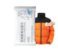 Pulitori per piumini, salviette senza risciacquo, 18 x 14 x 0,5 cm, impermeabile portatile con rimozione delle macchie, pulitore per piumini, strumento di pulizia del tessuto con facile utilizzo