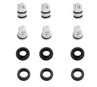 Pulizia cristalli 1 Set Di Guarnizioni Per Valvole Di Ritegno Dell'olio, Kit Di Riparazione Per La Pulizia Della Pompa Impianto Lavavetro Parabrezza(Four corner)